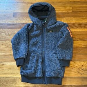 LL Bean Kids Mountain Pile Full Zip Fleece Hoodie